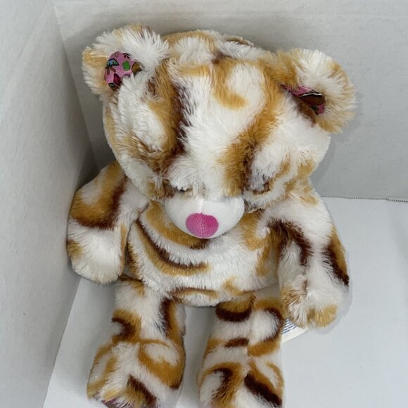 Build A Bear Workshop Girl Scout Smores Plush White Tan Brown swirl bear - Picture 7 of 12